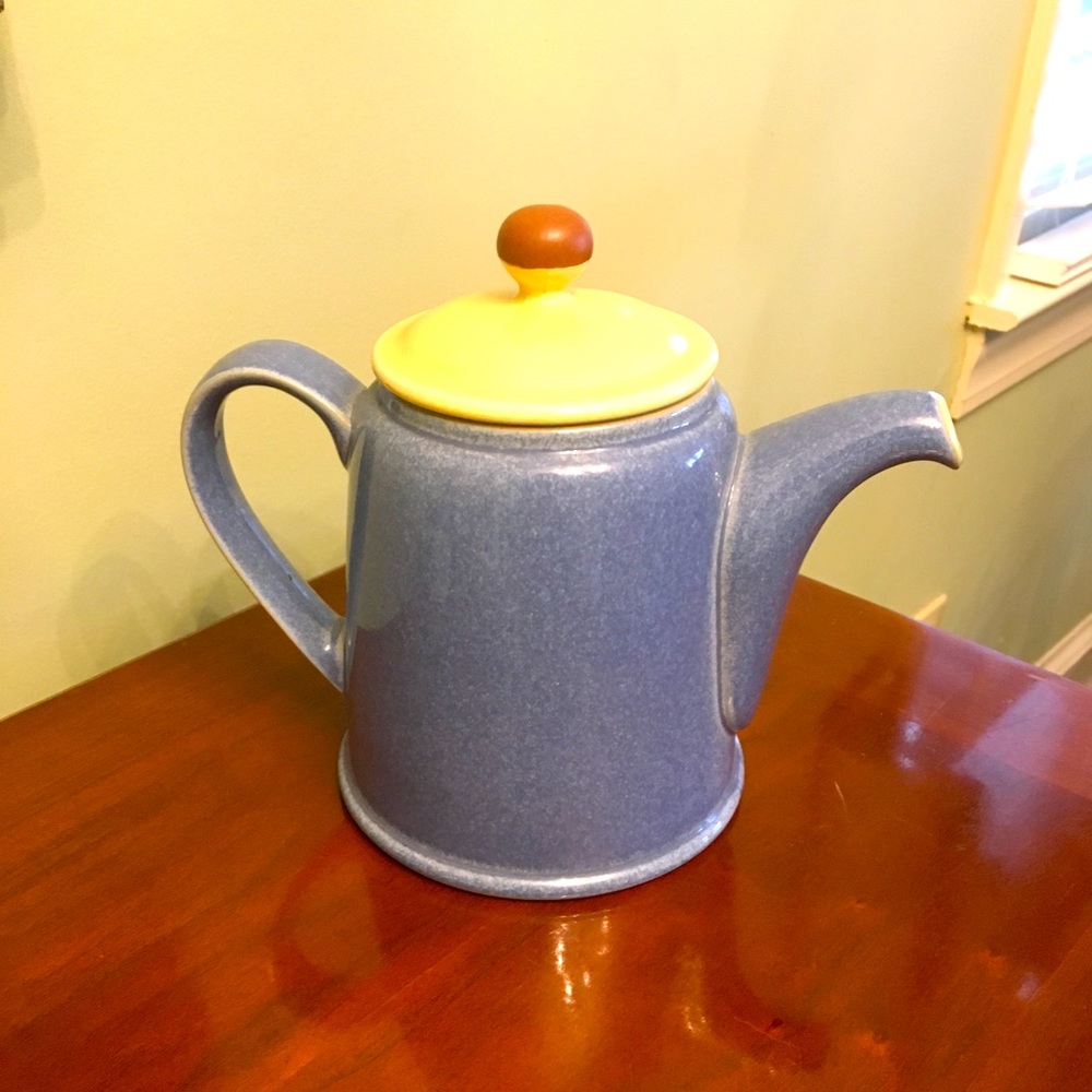 Denby Stoneware juice Teapot and lid.